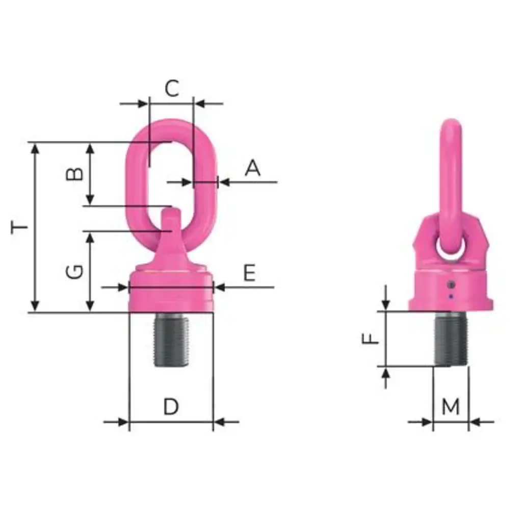VWBG Load ring, metric thread